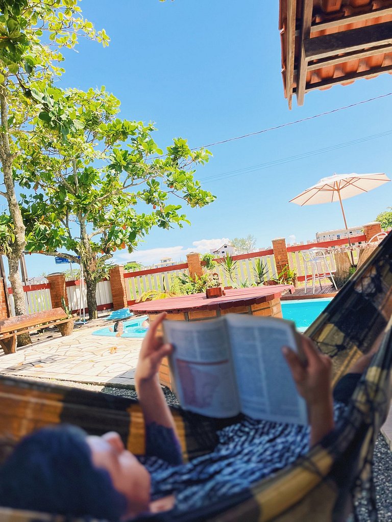 Suite con desayuno en Pousada con piscina, a 200m de la play