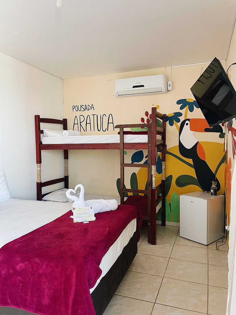 Suite con desayuno y piscina a 200m de la playa